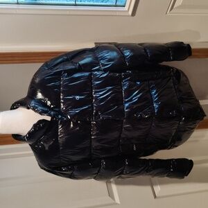 NWT Calvin Klein Black Puffer Jacket sorona aura size large